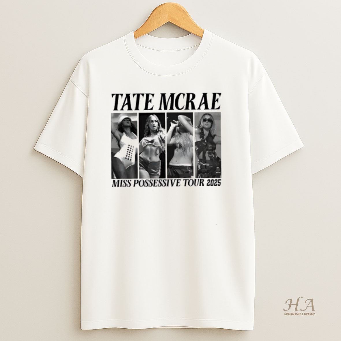 Official Tate Mcrae Miss Possessive Tour 2025 T Shirt