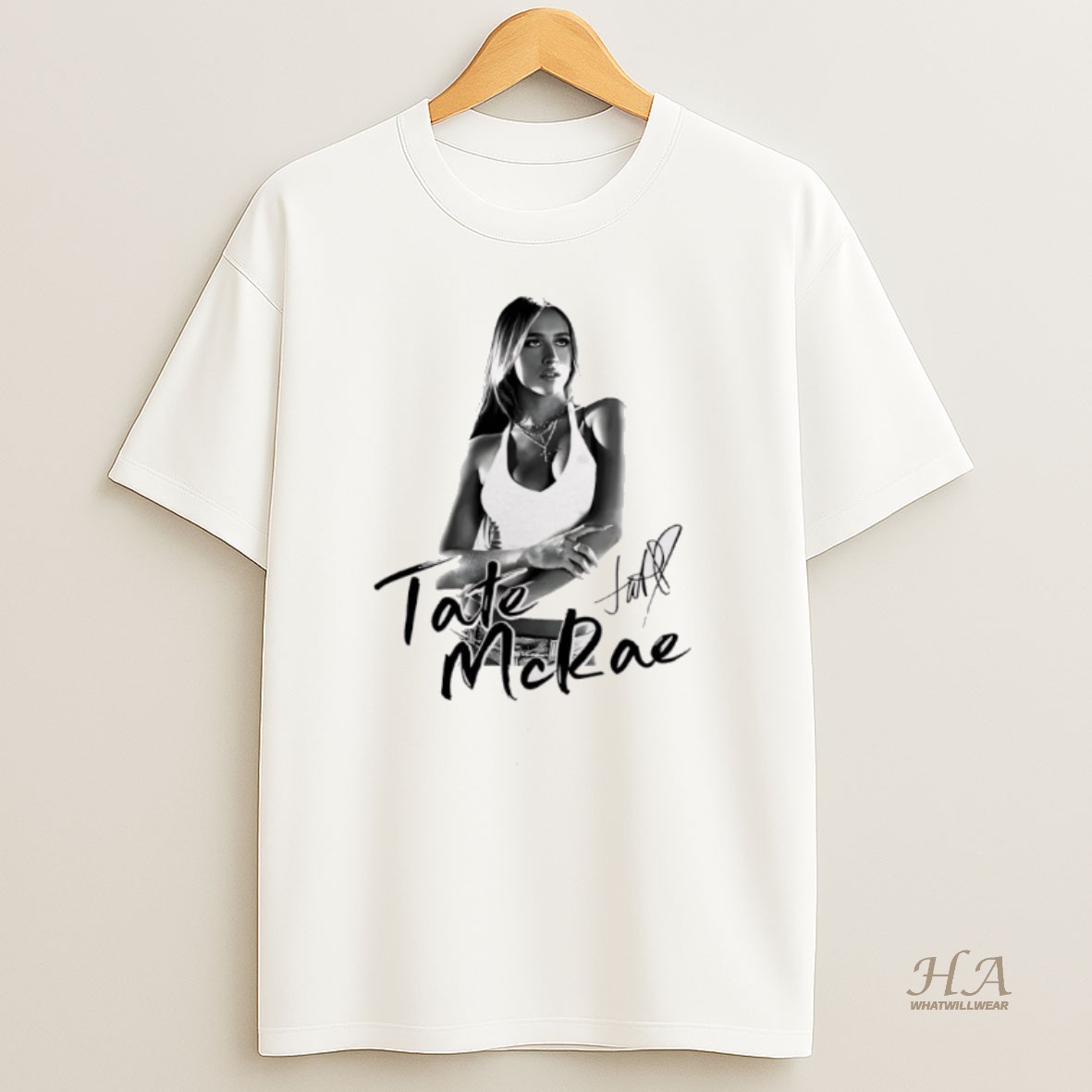 Official Tate Mcrae Miss Possessive Tour 2025 Signed T Shirt