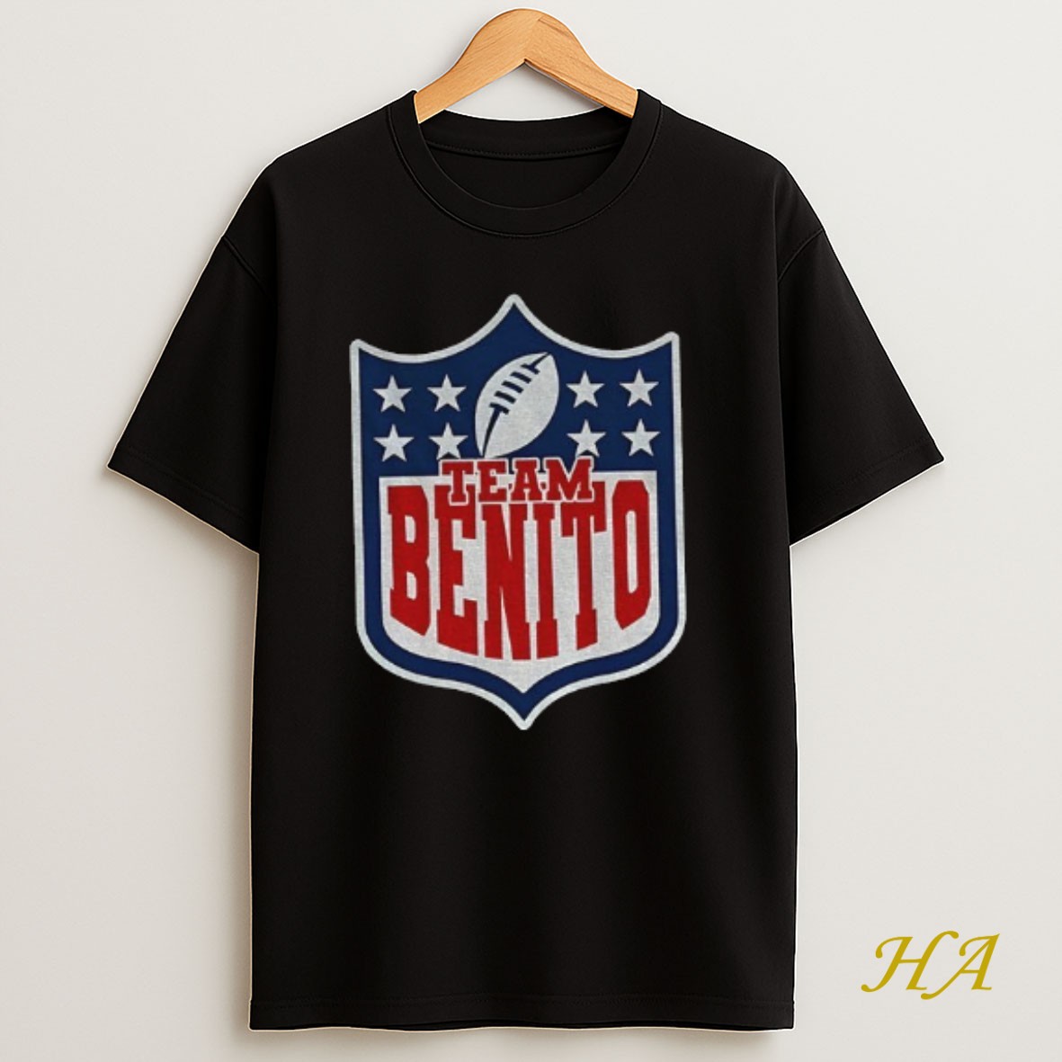 Official Team Benito Bad Bunny Nfl Logo Hafltime Show Shirt