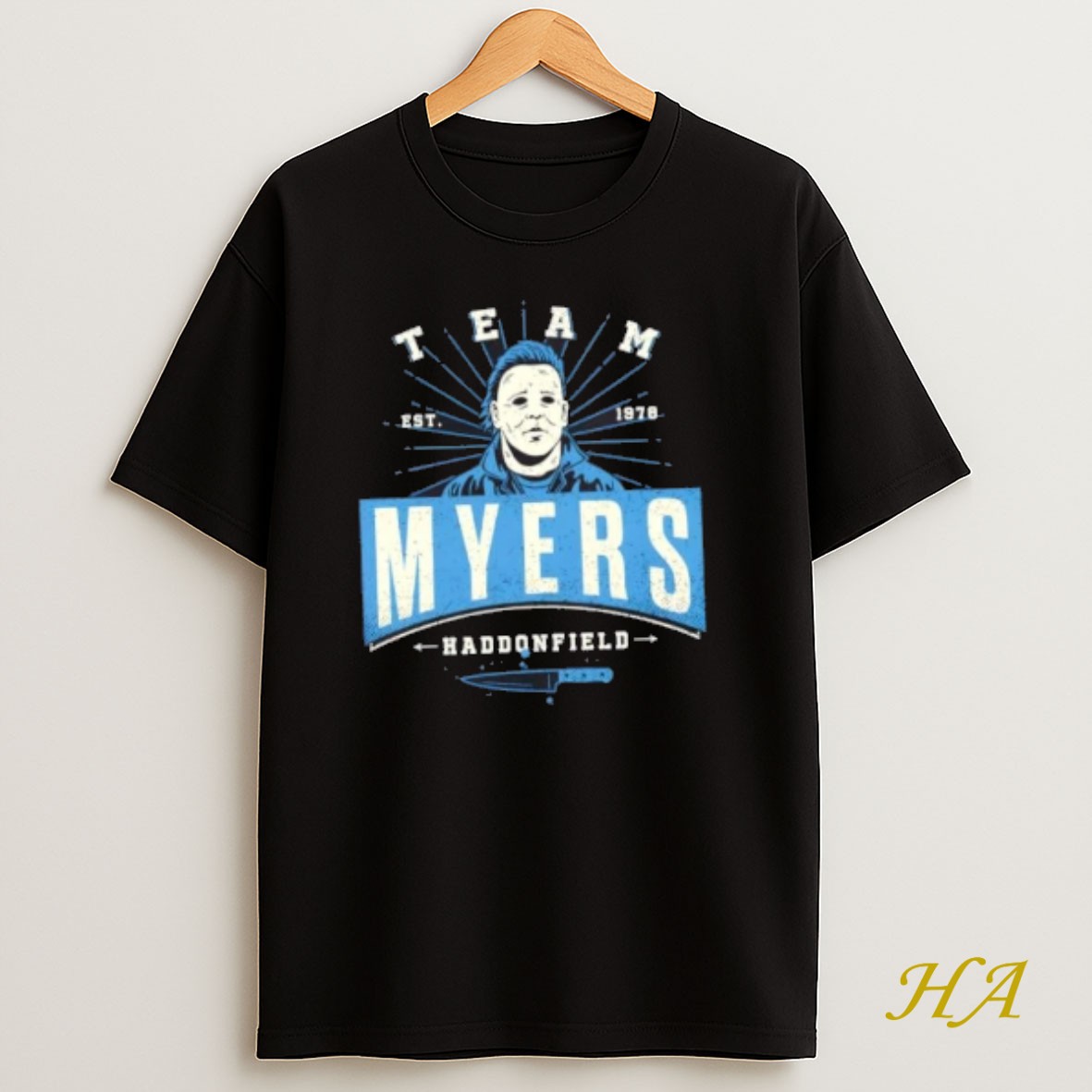 Official Team Knife Michael Myers Haddonfield Est 1978 T Shirt