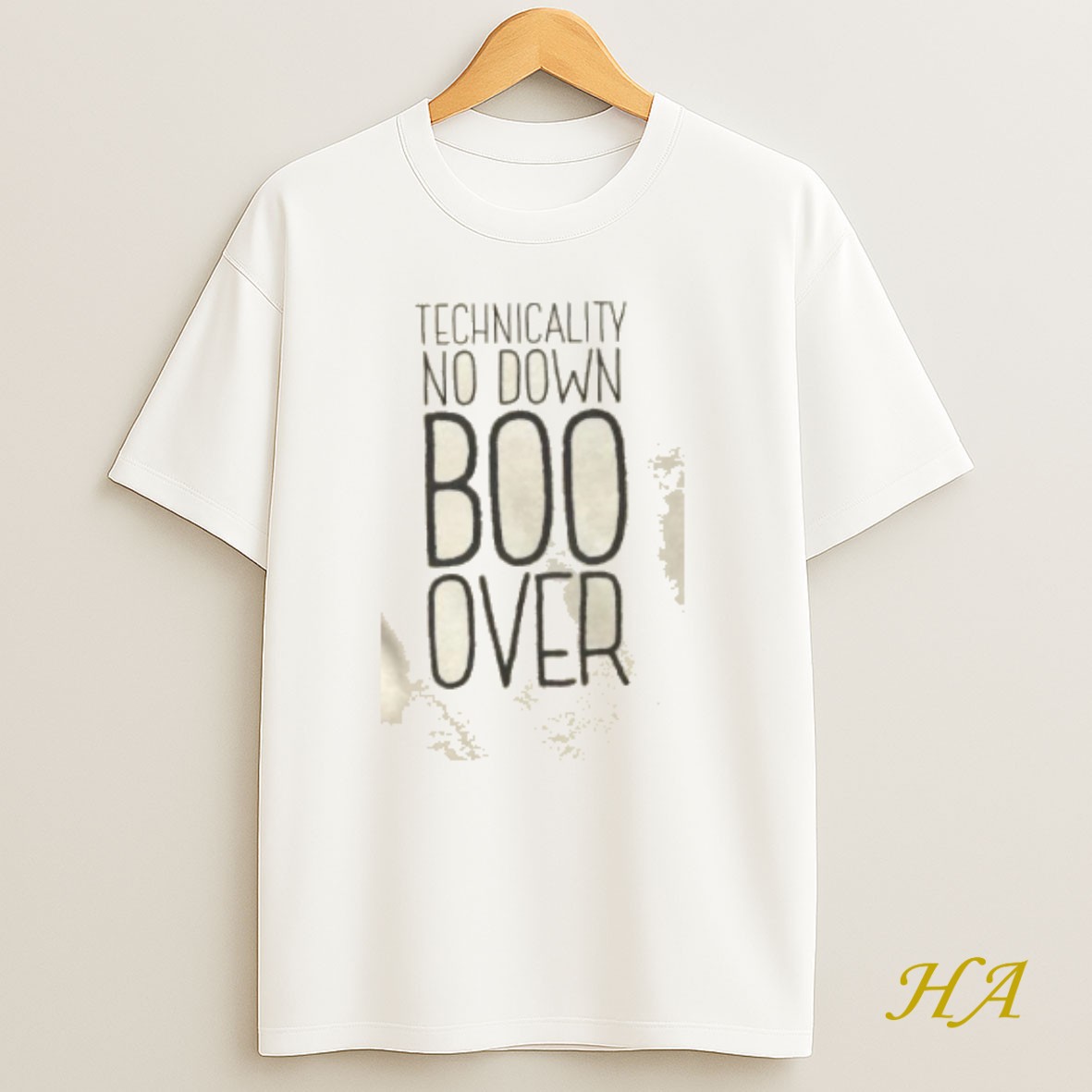 Official Technicality No Down Boo Over T Shirt