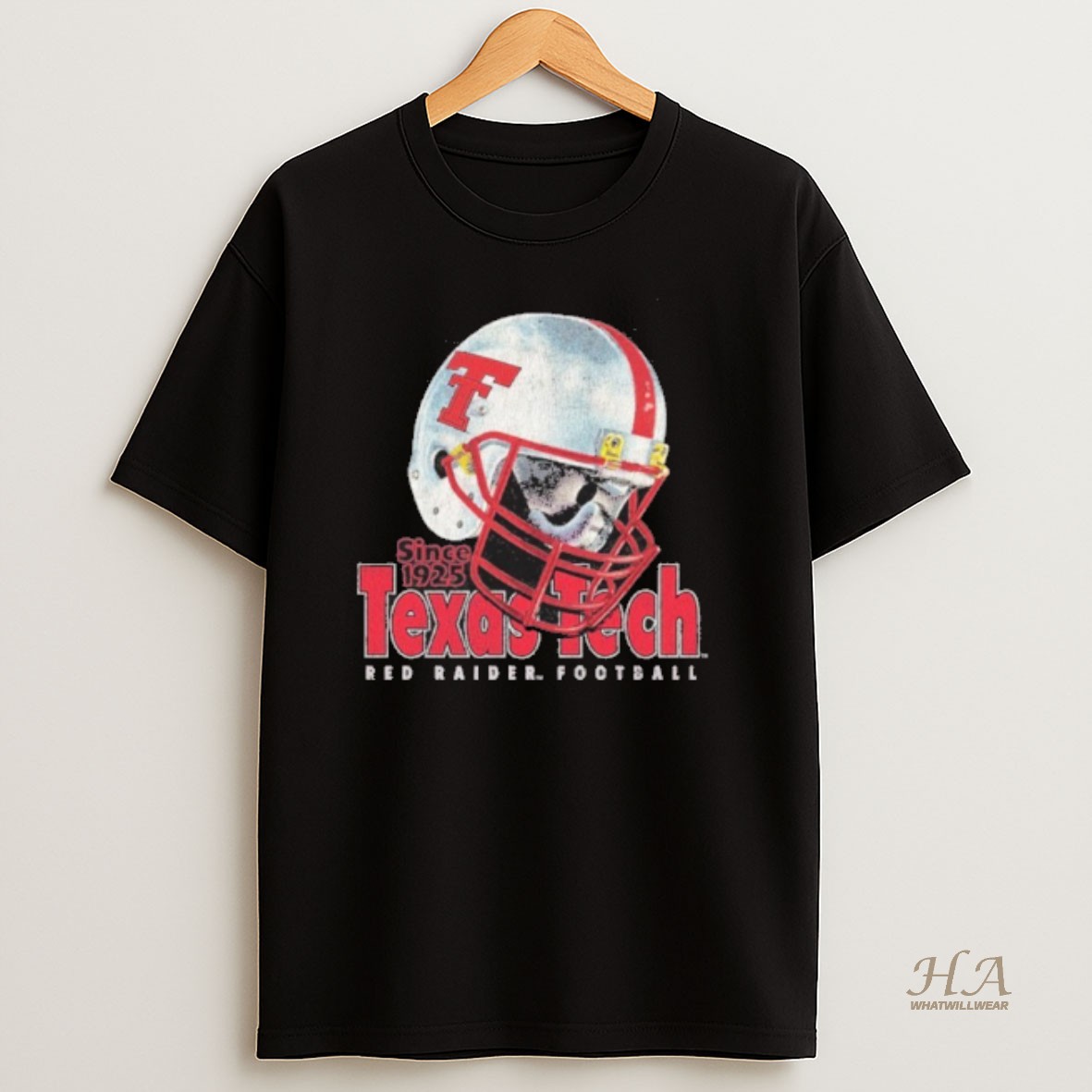 Official Texas Tech Football Dogpile Helmet T Shirt