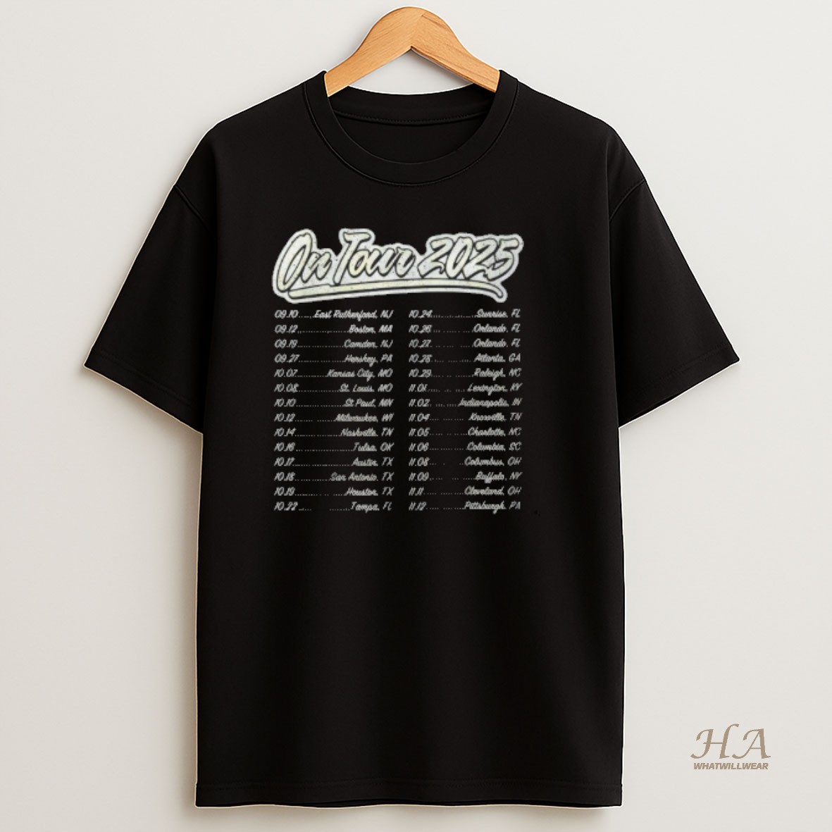Official The All American Rejects On Tour 2025 Pop Rock Concert T Shirt