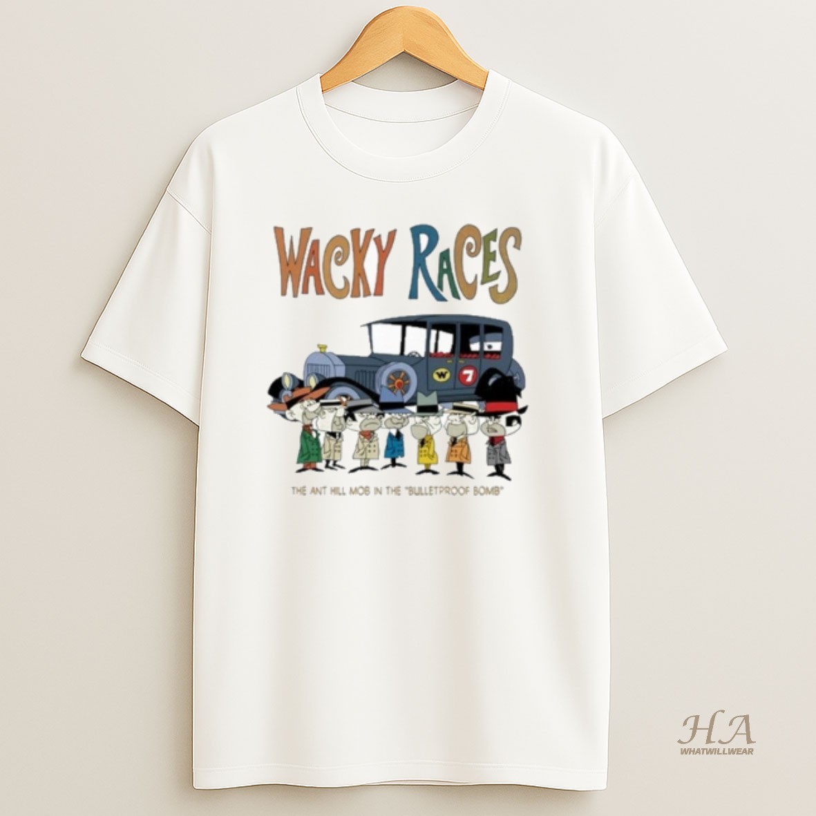 Official The Ant Hill Mob Wacky Race T Shirt