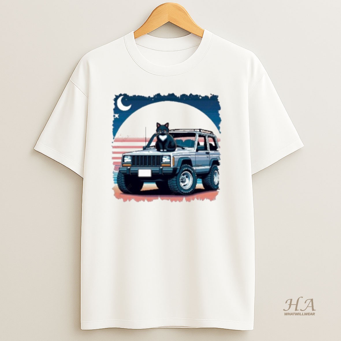 Official The Cat Sit On The Cherokee T Shirt