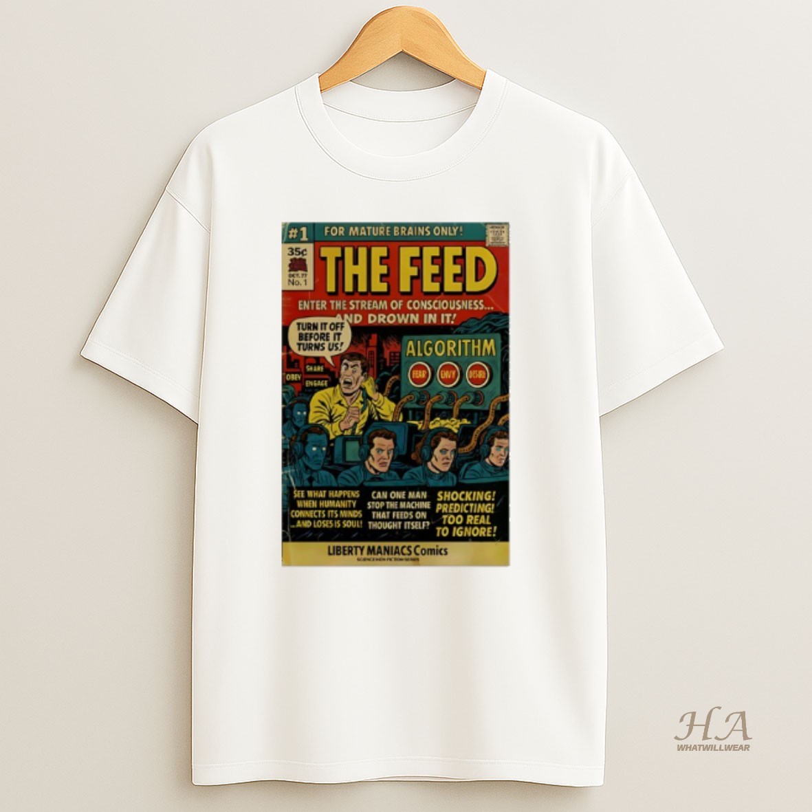 Official The Feed Enter The Stream Of Consciousness And Drown In It Shirt