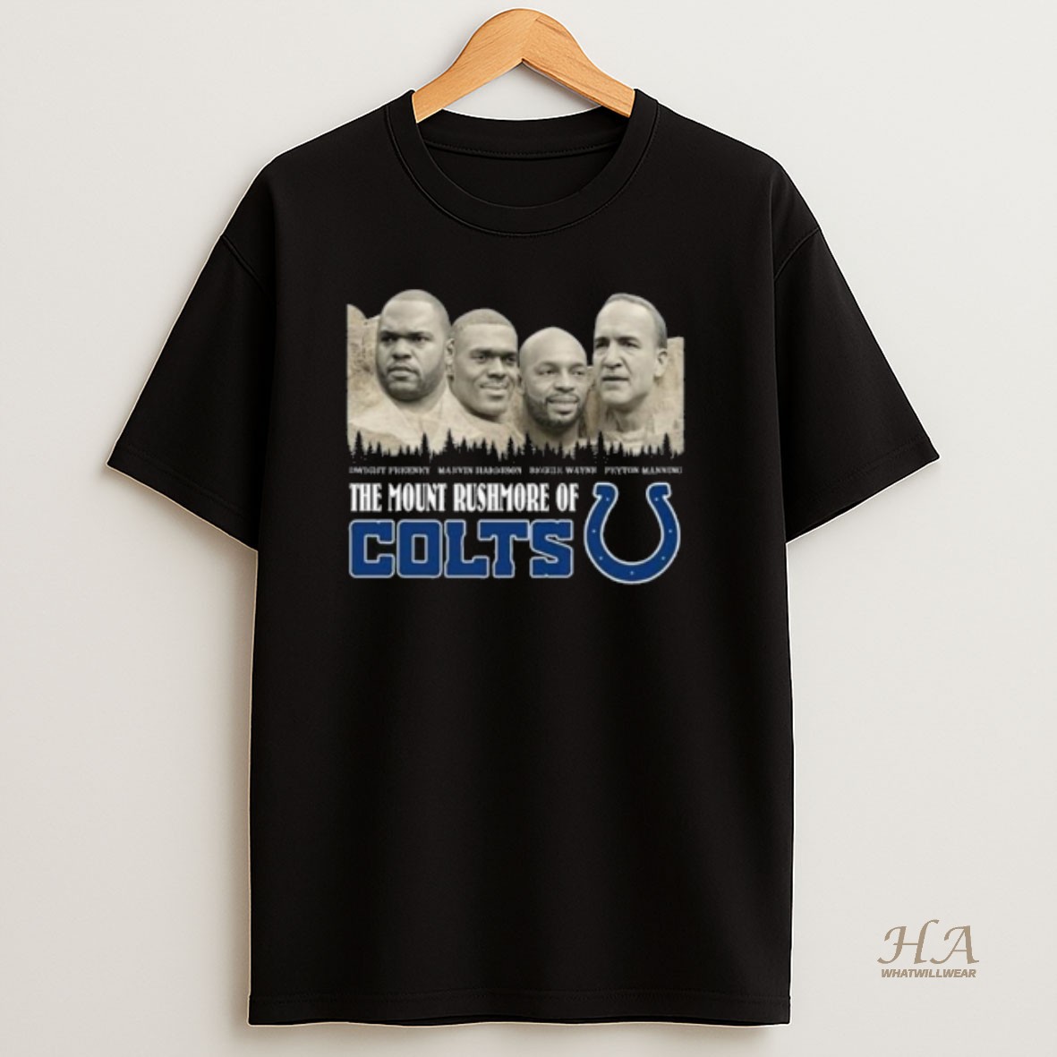 Official The Mount Rushmore Of Indianapolis Colts Legends 2025 Long Sleve T Shirt