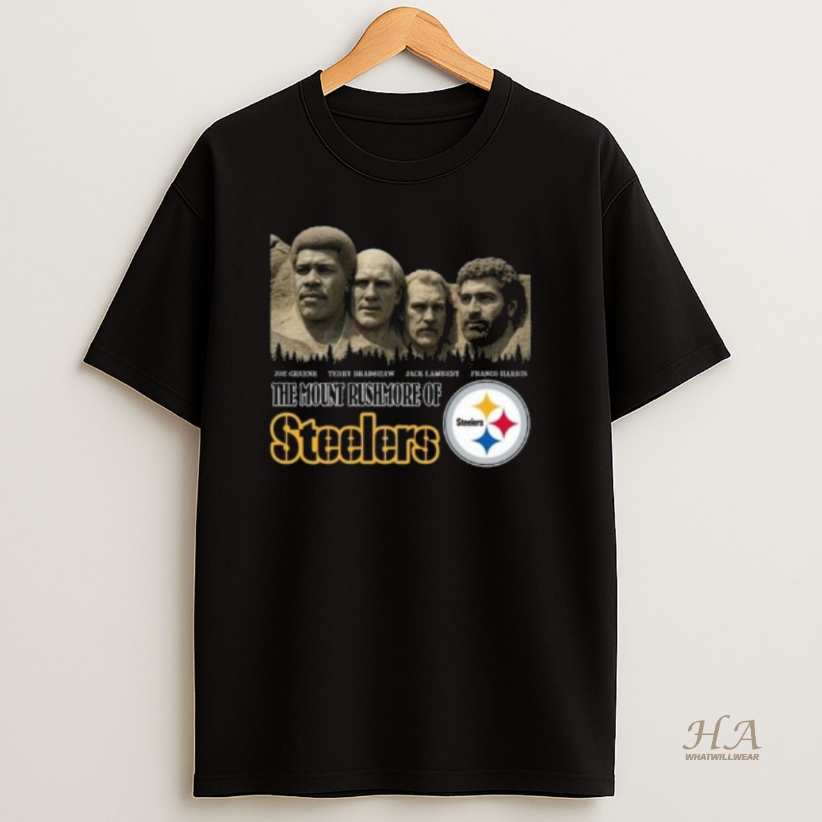 Official The Mount Rushmore Of Pittsburgh Steelers Legends 2025 Long Sleve T Shirt