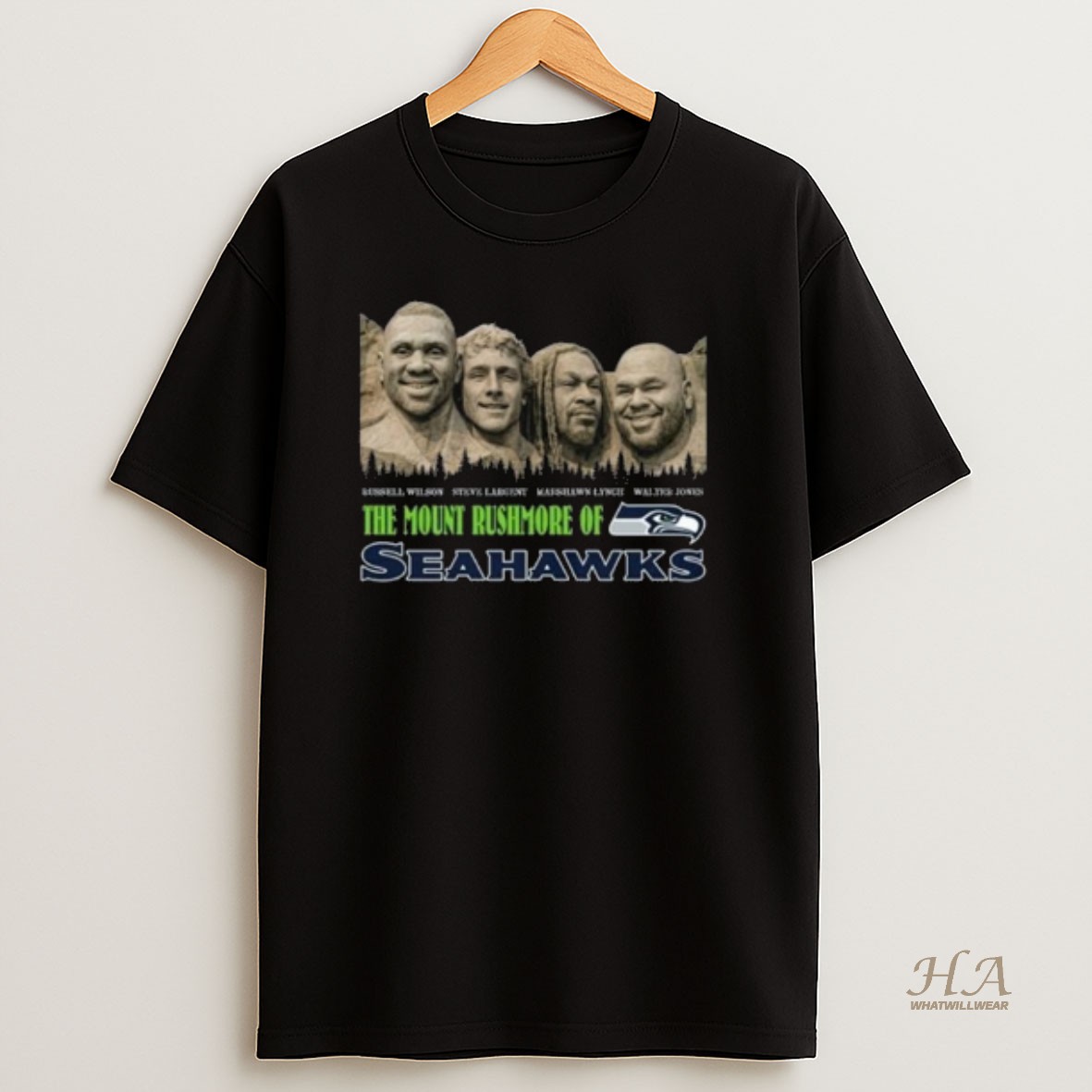 Official The Mount Rushmore Of Seattle Seahawks Legends 2025 Long Sleve T Shirt