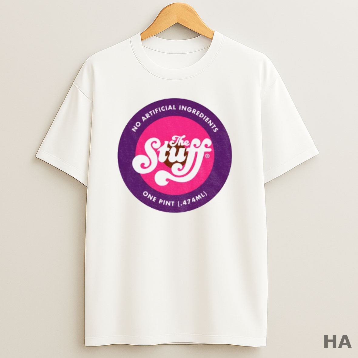 Official The Stuff No Artificial Ingredients One Pint Logo 2025 T Shirt