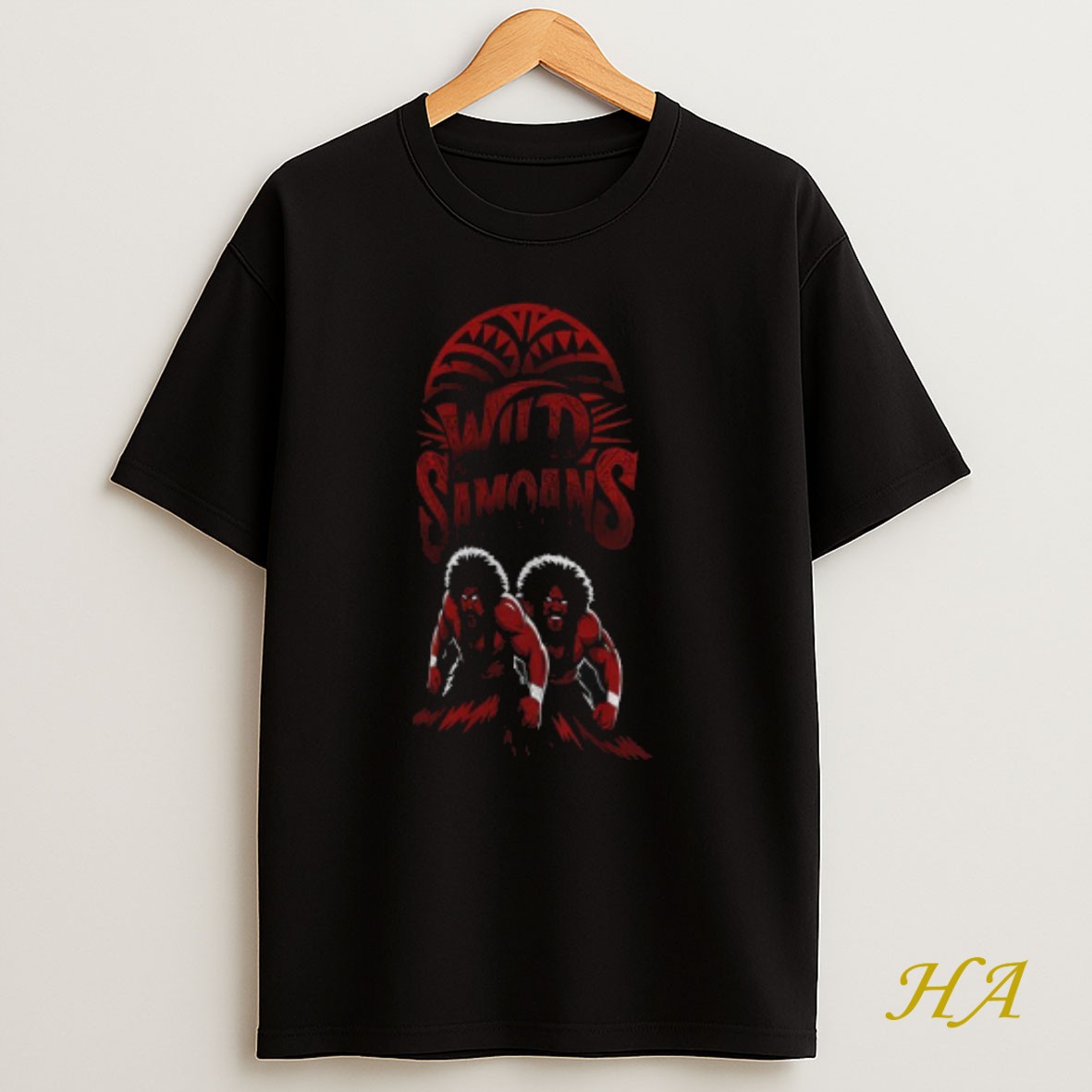 Official The Wild Samoans Illustrated Wwe Slam The Wild Samoans T Shirt