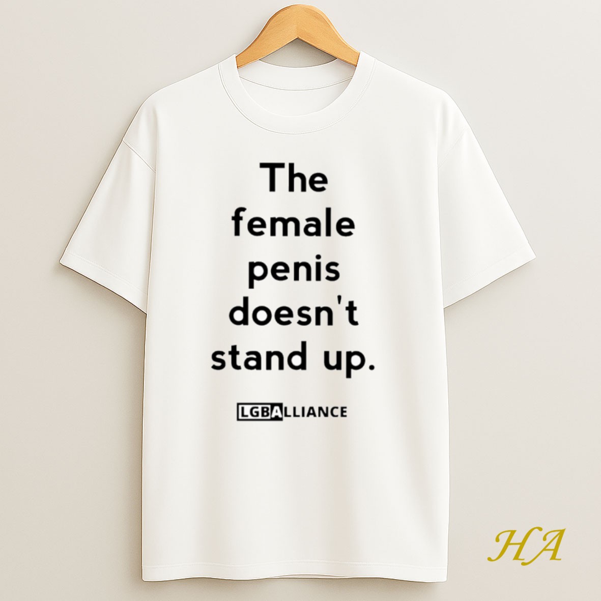 Official The Female Penis Doesnt Stand Up T Shirt