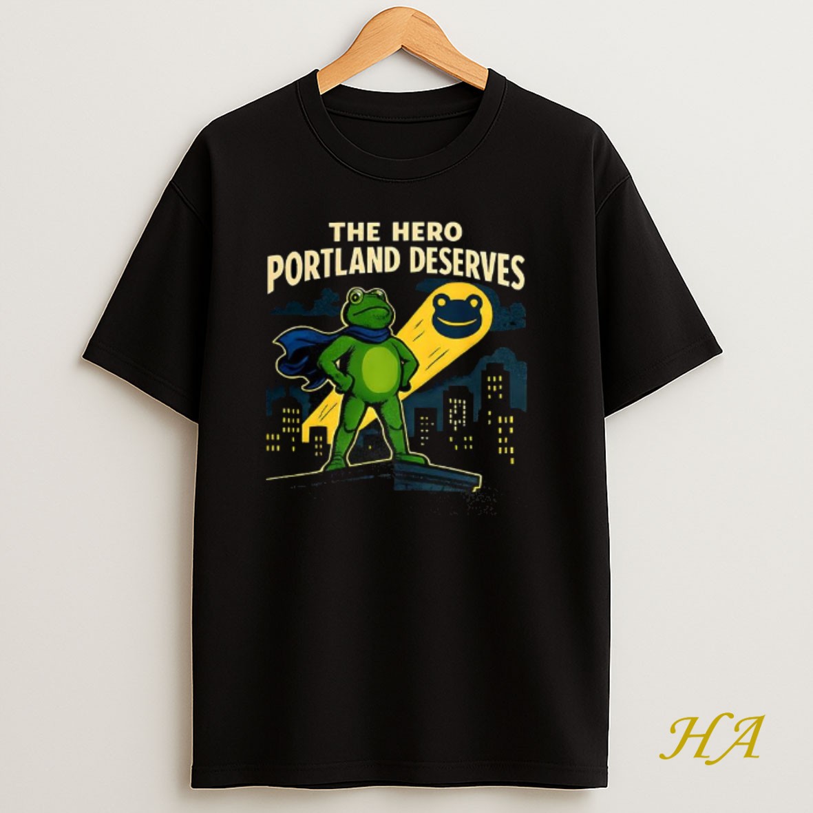Official The Hero Portland Deserves Protest Frog Meme T Shirt