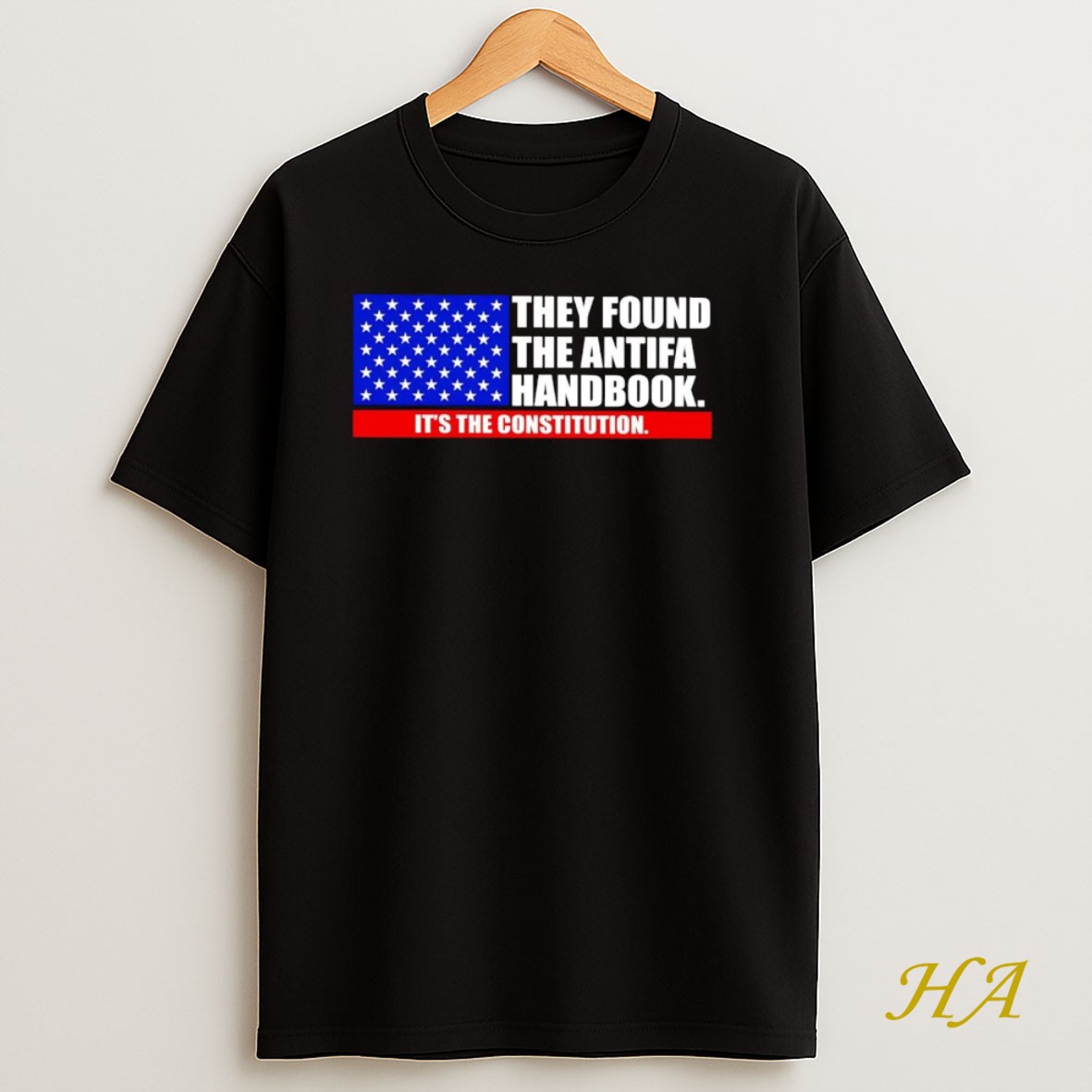 Official They Found The Antifa Handbook Its The Constitution T Shirt