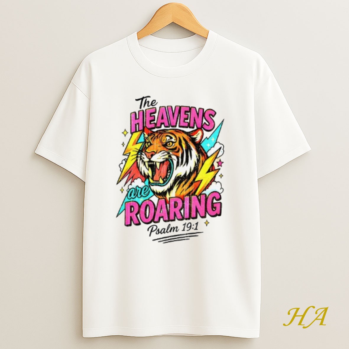 Official Tigers The Heavens Are Roaring 90s Style Shirt