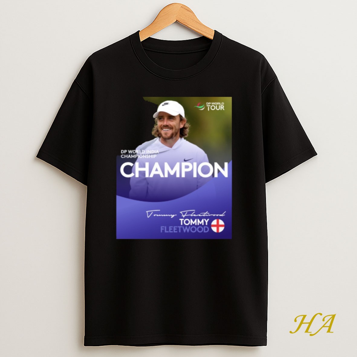 Official Tommy Fleetwood Wins The Dp World India Championship Champion 2025 T Shirt
