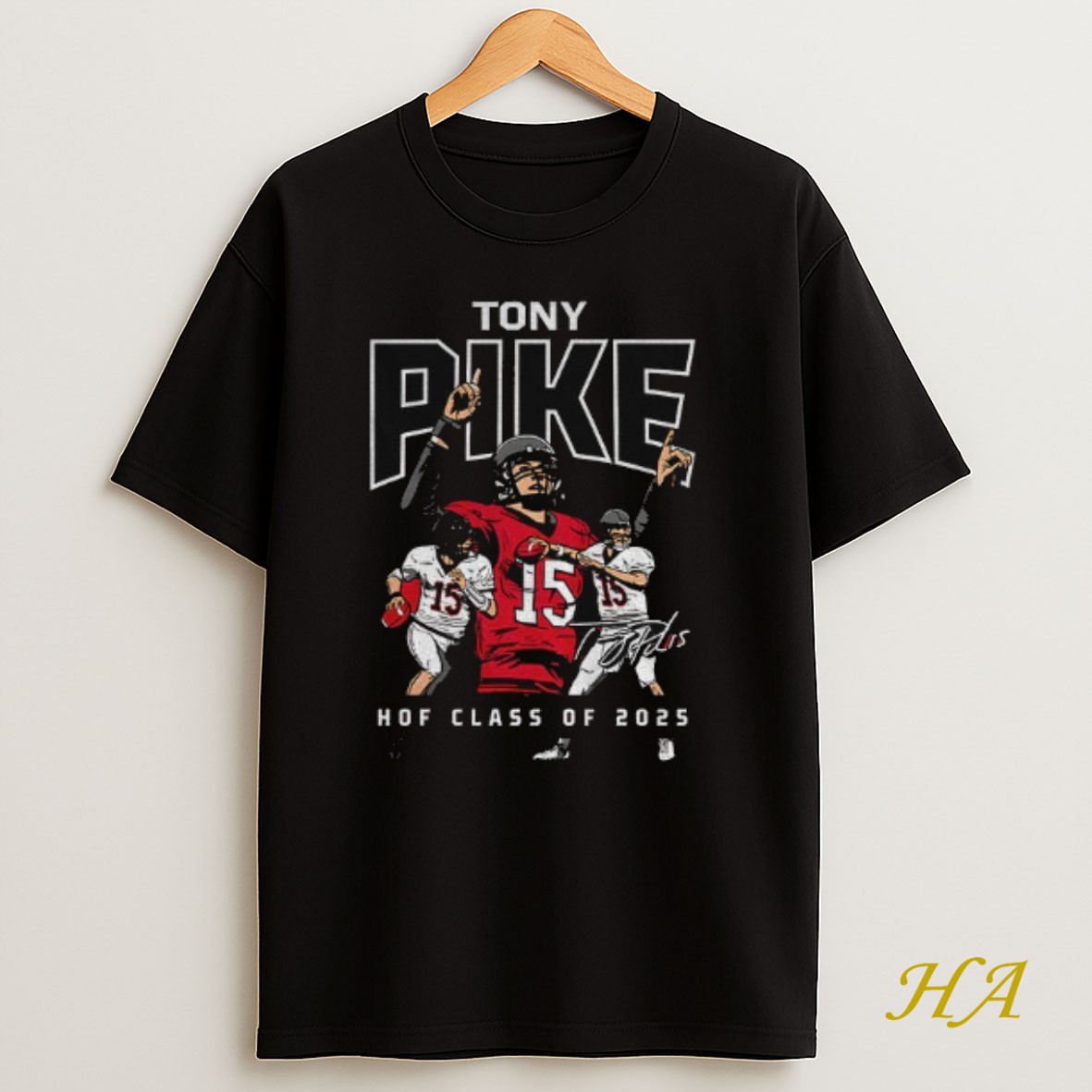 Official Tony Pike Cincinnati Bearcats Hof Class Of 2025 Hall Of Fame Signature Shirt