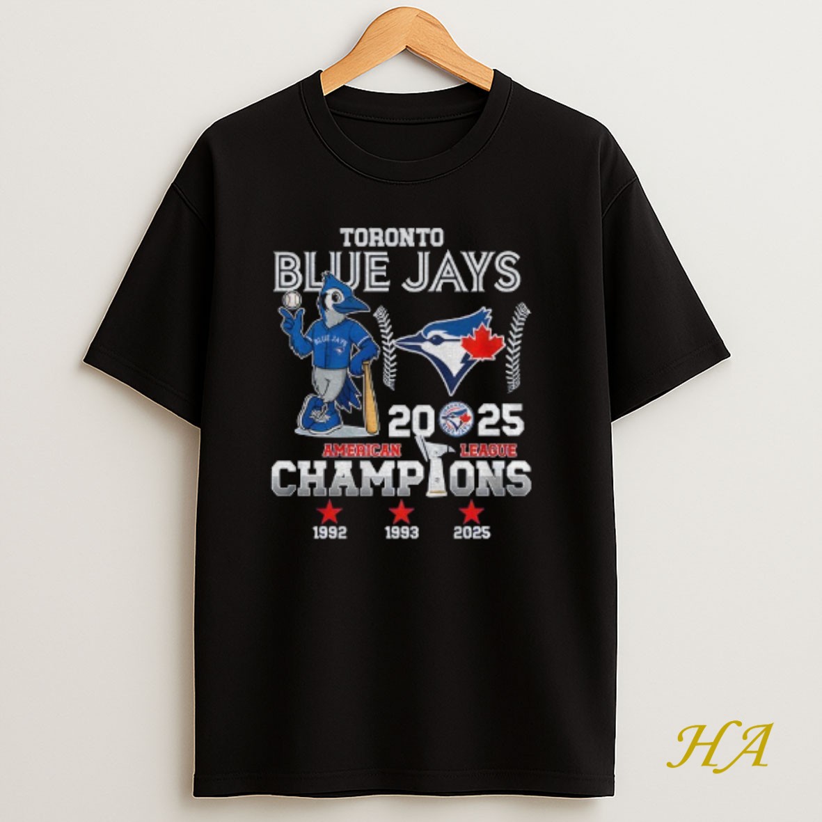 Official Toronto Blue Jays 2025 3x American League Champions 2025 T Shirt