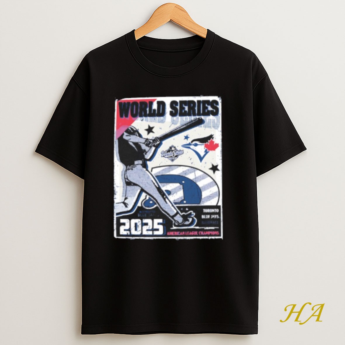 Official Toronto Blue Jays 2025 World Series American League Champions T Shirt