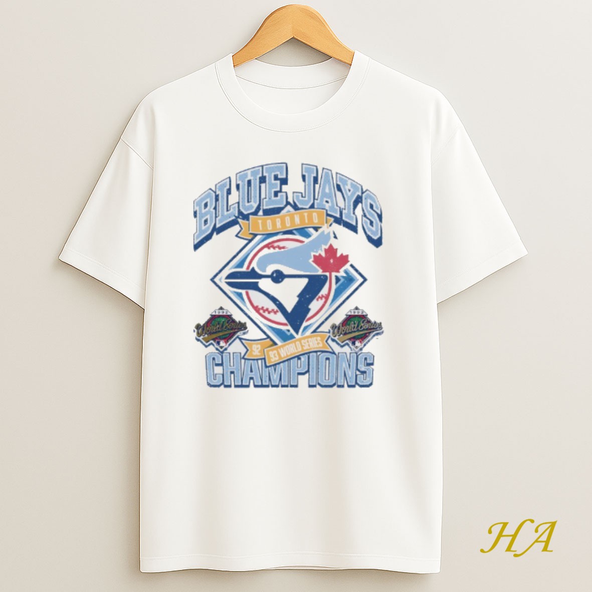 Official Toronto Blue Jays 92 93 World Series Champions Shirt