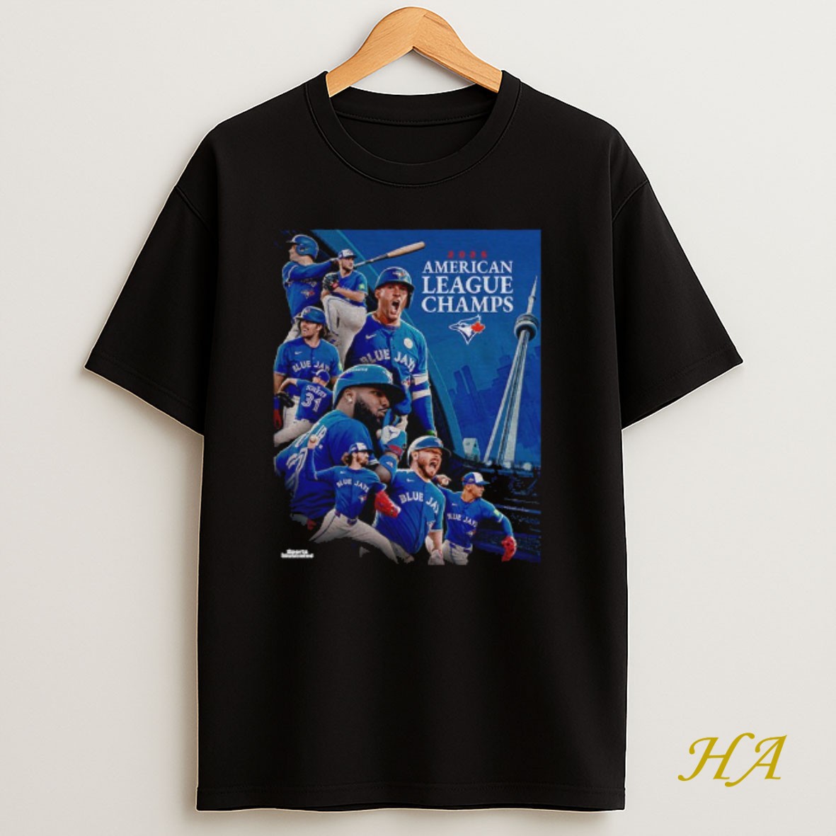 Official Toronto Blue Jays American League Champs Sports Illustrated Mlb Baseball Shirt
