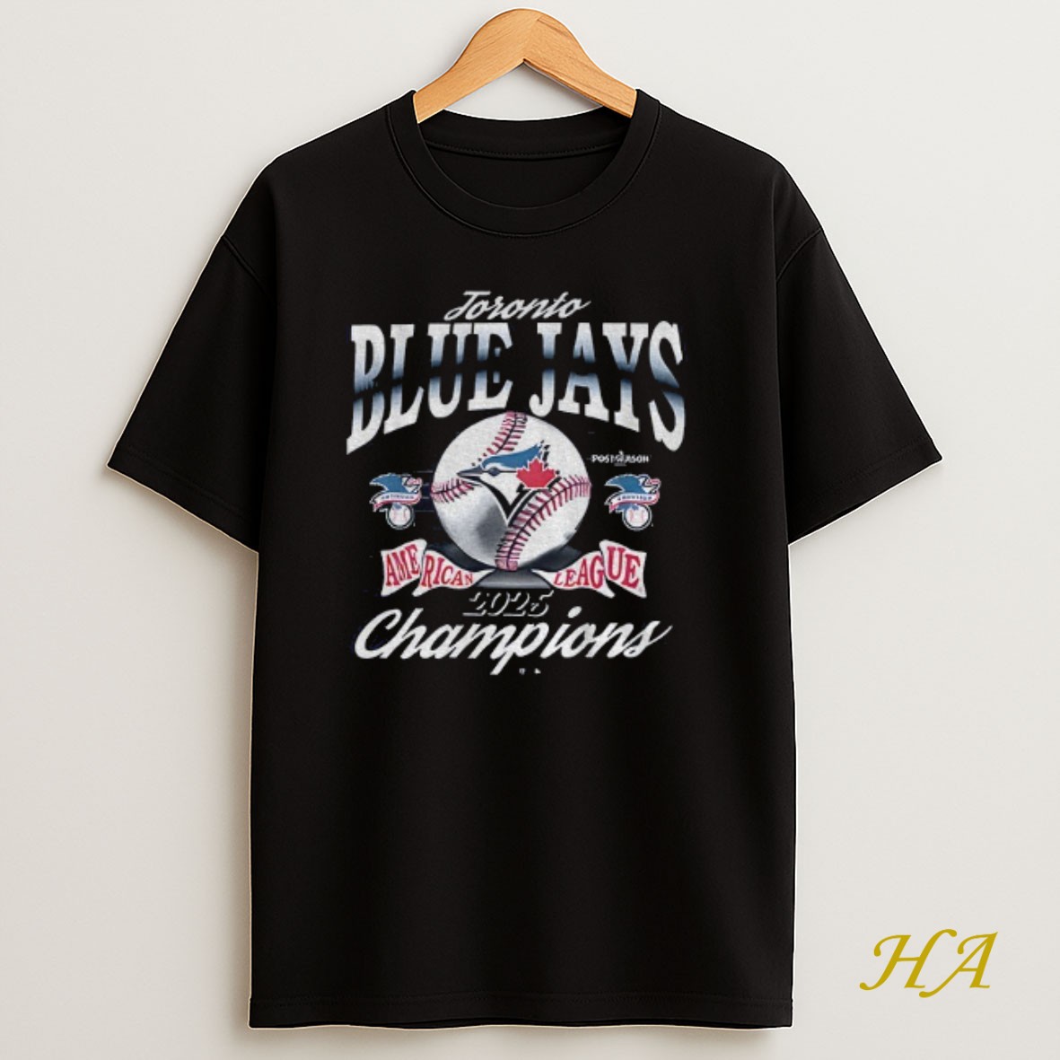 Official Toronto Blue Jays American League World Series 2025 Champions Mlb Logo Shirt