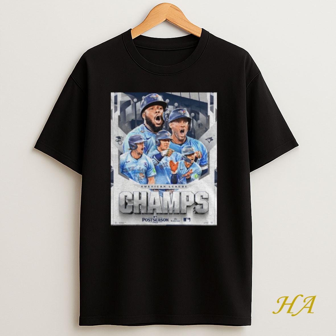 Official Toronto Blue Jays Mlb Baseball American League Champions Graphic T Shirt
