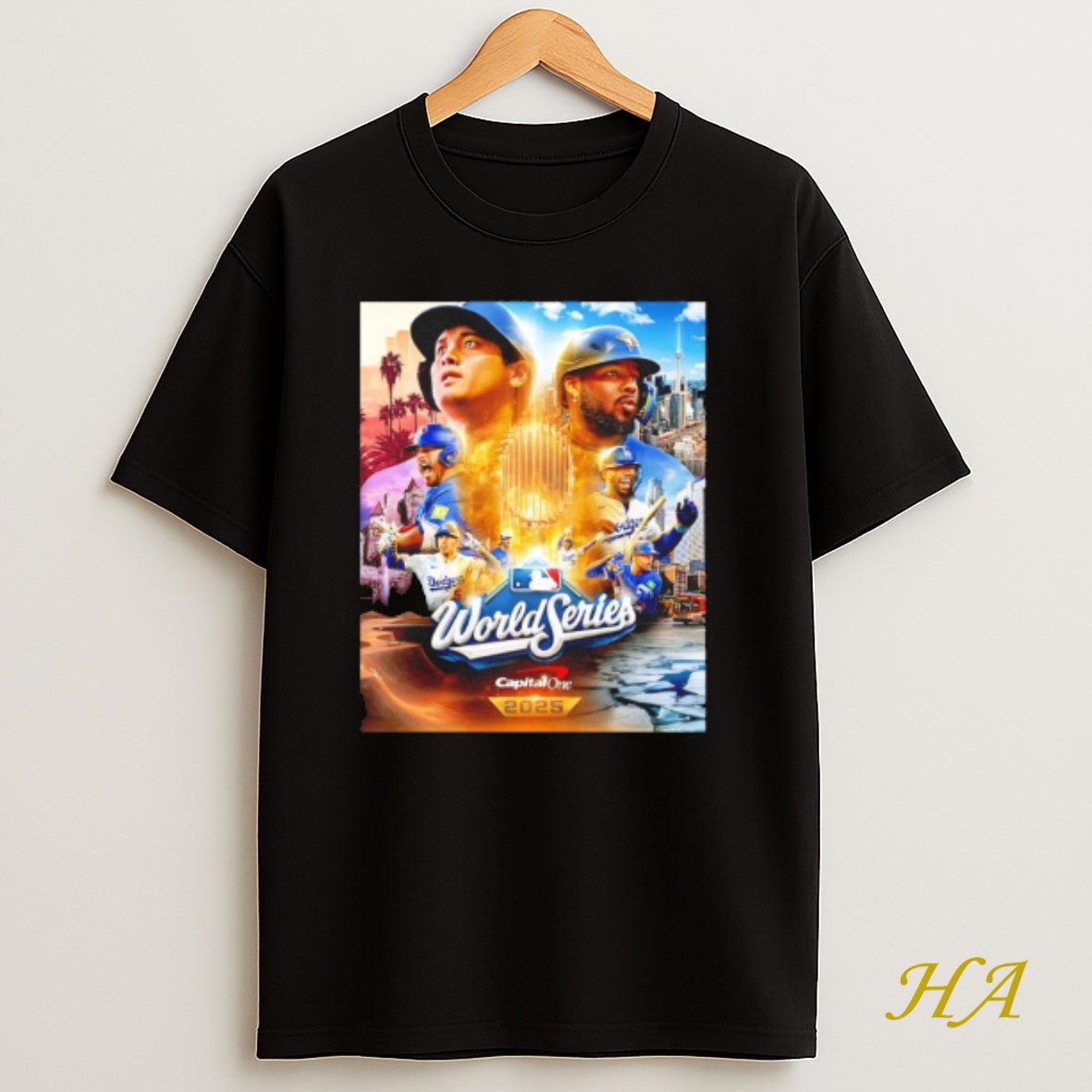 Official Toronto Blue Jays Vs Los Angeles Dodgers 2025 World Series Matchup T Shirt