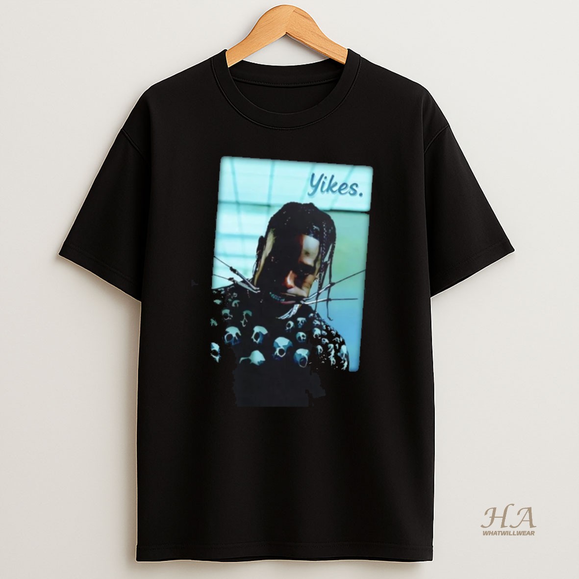 Official Travis Scott Yikes Portrait Shirt