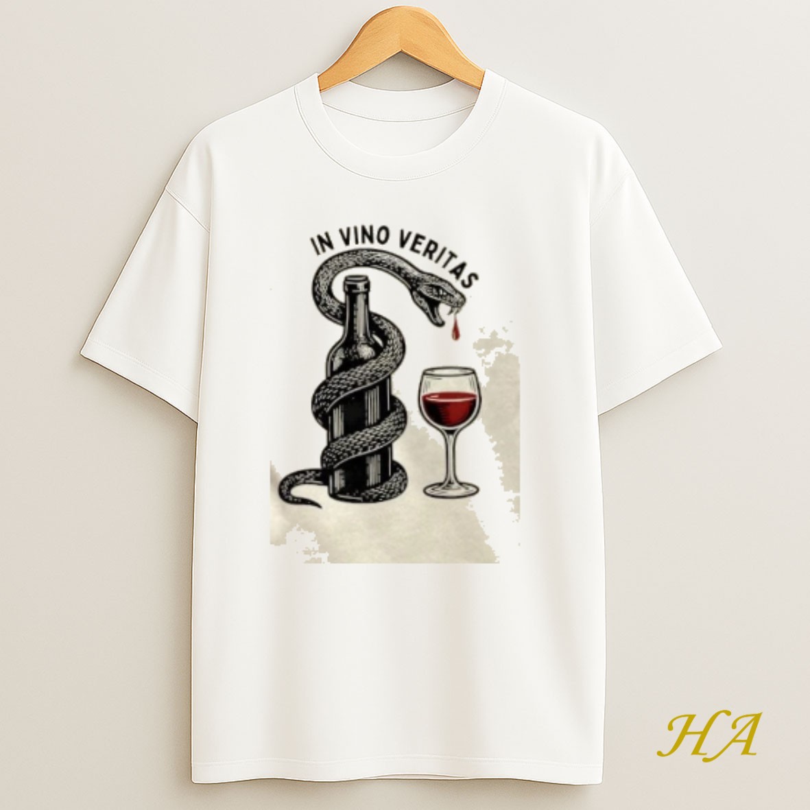 Official Truth In Wine Snake In Vino Veritas T Shirt