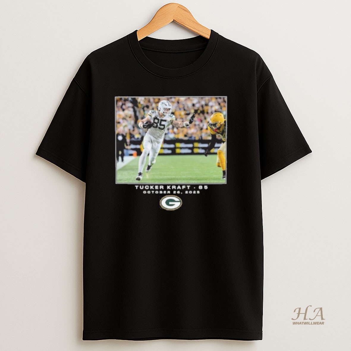 Official Tucker Kraft Green Bay Packers Nfl Flash Features Week 8 T Shirt