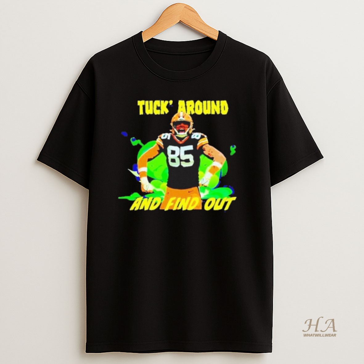 Official Tucker Kraft Green Bay Packers Tuck Around And Find Out T Shirt