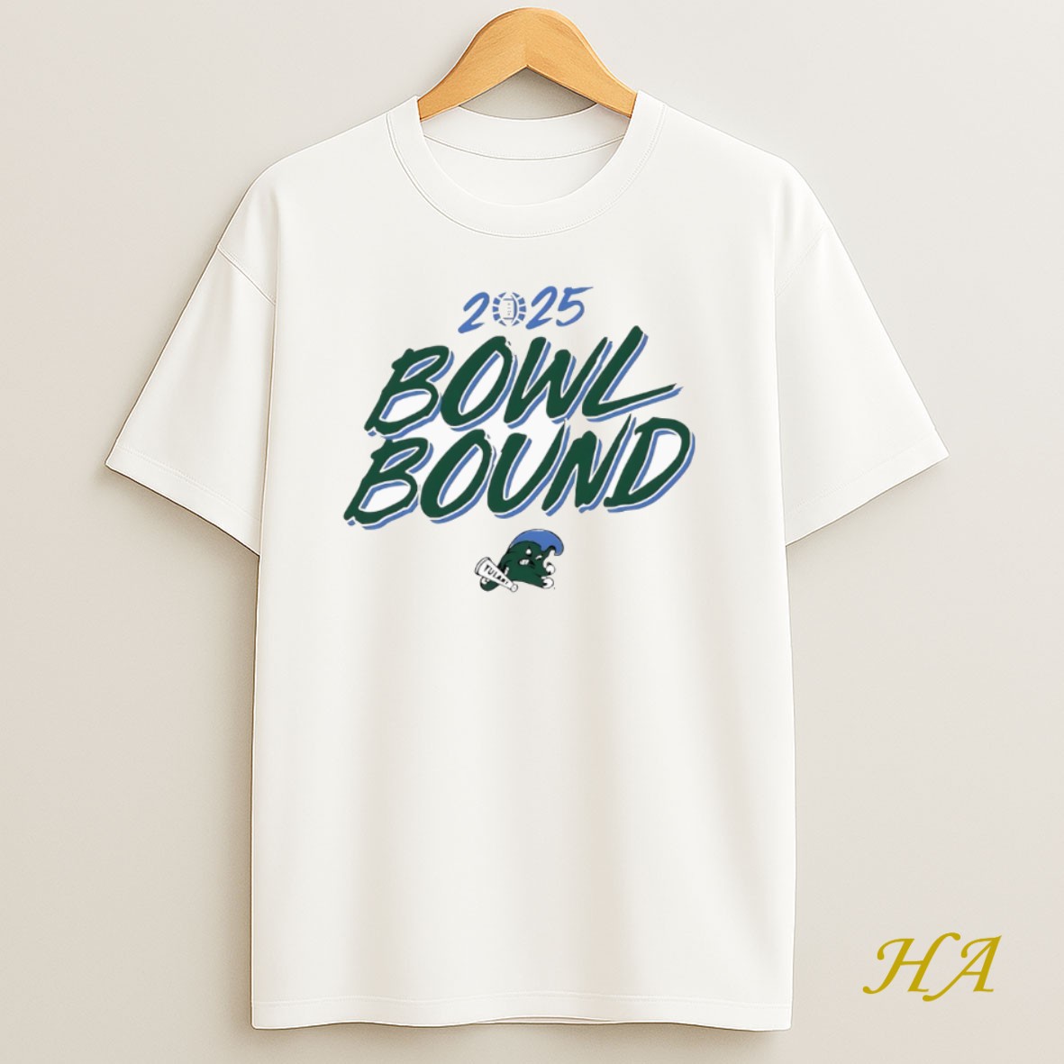 Official Tulane Green Wave Football 2025 Bowl Bound T Shirt
