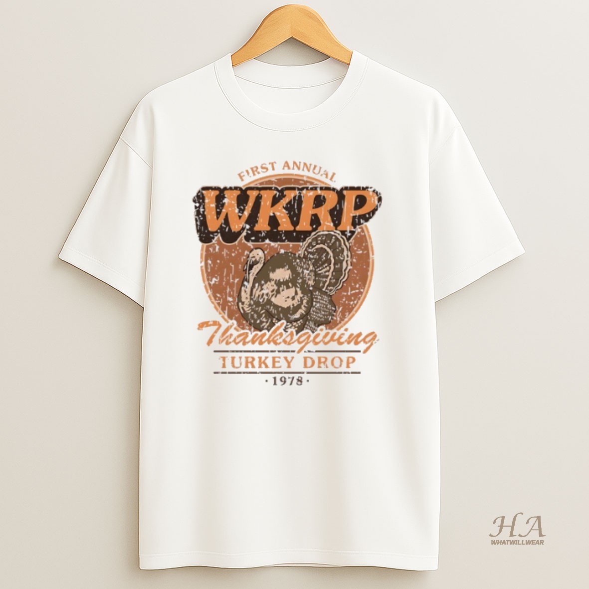 Official Turkey Drop Wkrp First Annual Thanksgiving 1978 Shirt