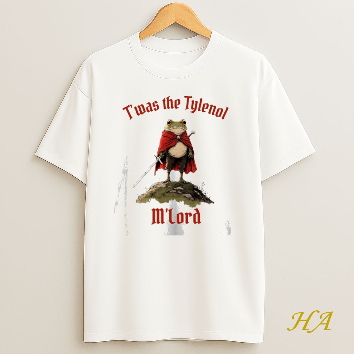 Official Twas The Tylenol Mlord Frog T Shirt