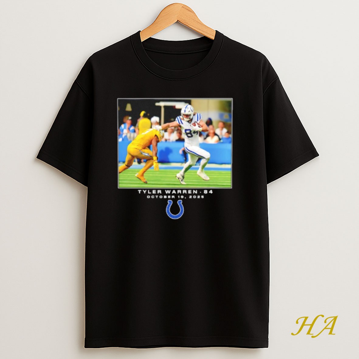 Official Tyler Warren Indianapolis Colts Nfl Flash Features Week 7 T Shirt