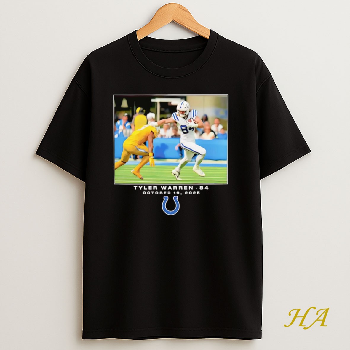 Official Tyler Warren Features Week 7 October 2025 Indianapolis Colts T Shirt