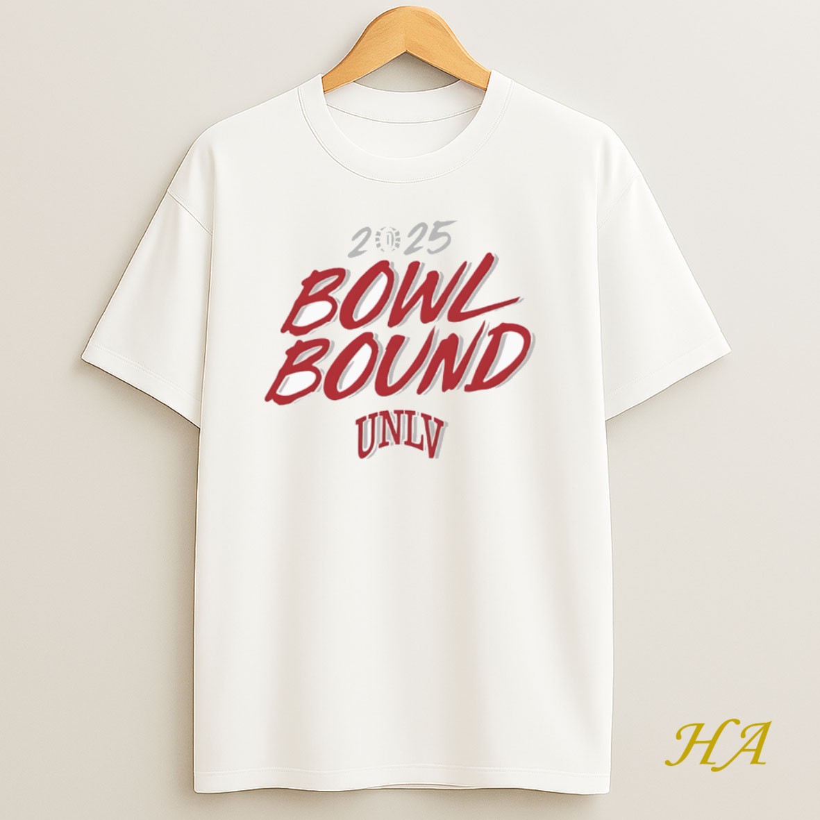 Official Unlv Rebels Football 2025 Bowl Bound T Shirt
