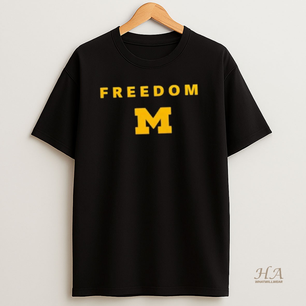 Official University Of Michigan Campus Freedom Charlie Kirk 2 Sided T Shirt
