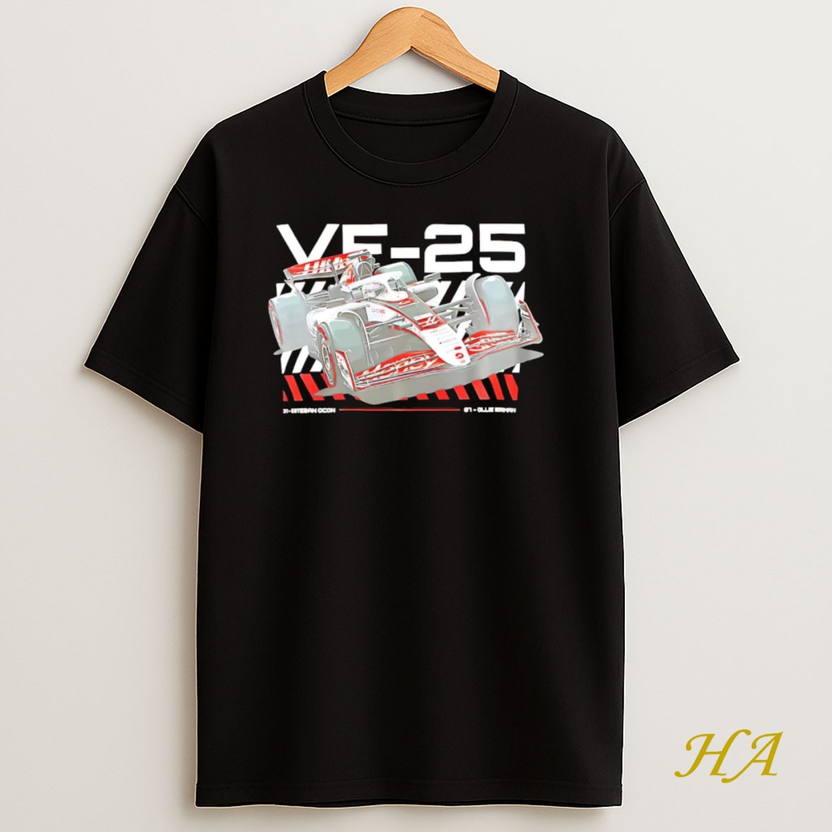 Official Vf 25 Moneygram Haas F1 T Shirt