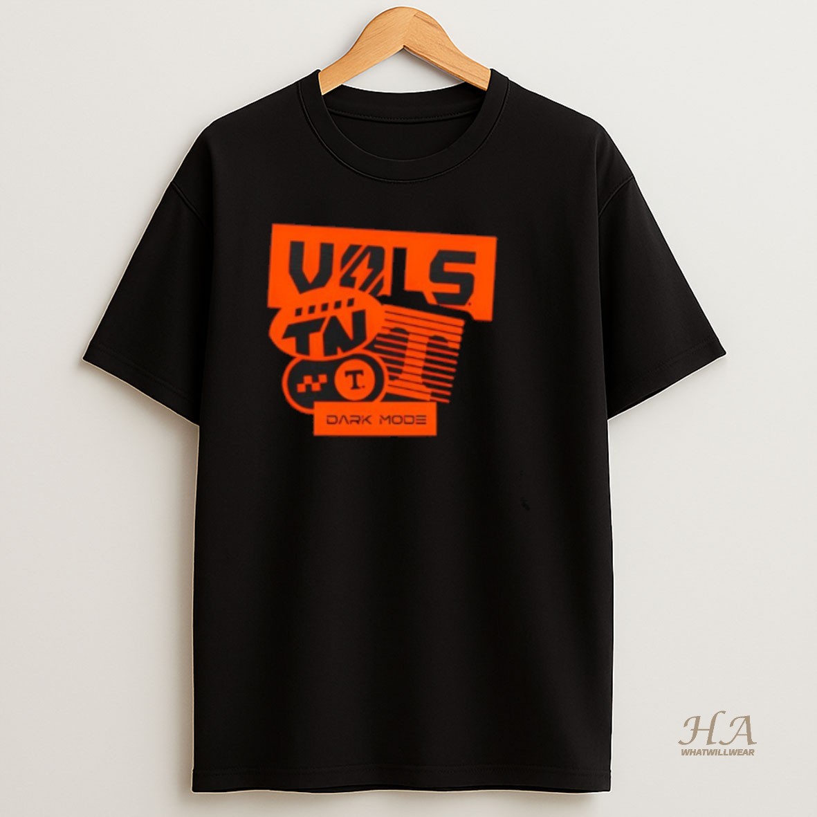 Official Vols Dark Mode Tn Tennessee Volunteers Football Logo T Shirt