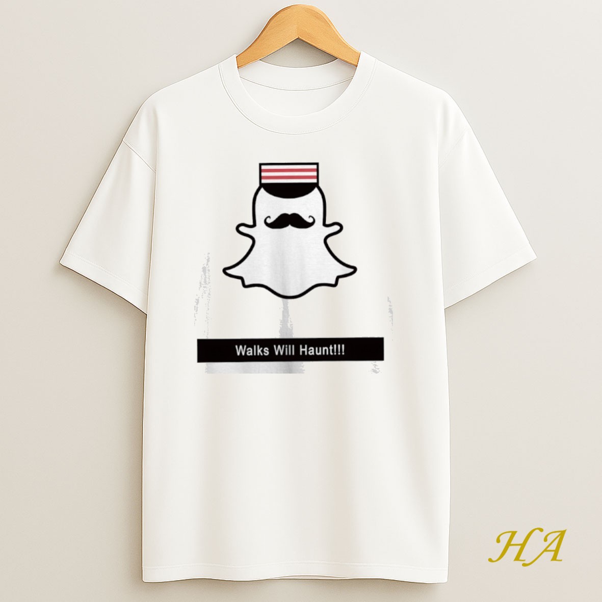 Official Walks Will Haunt Snap Ghost T Shirt
