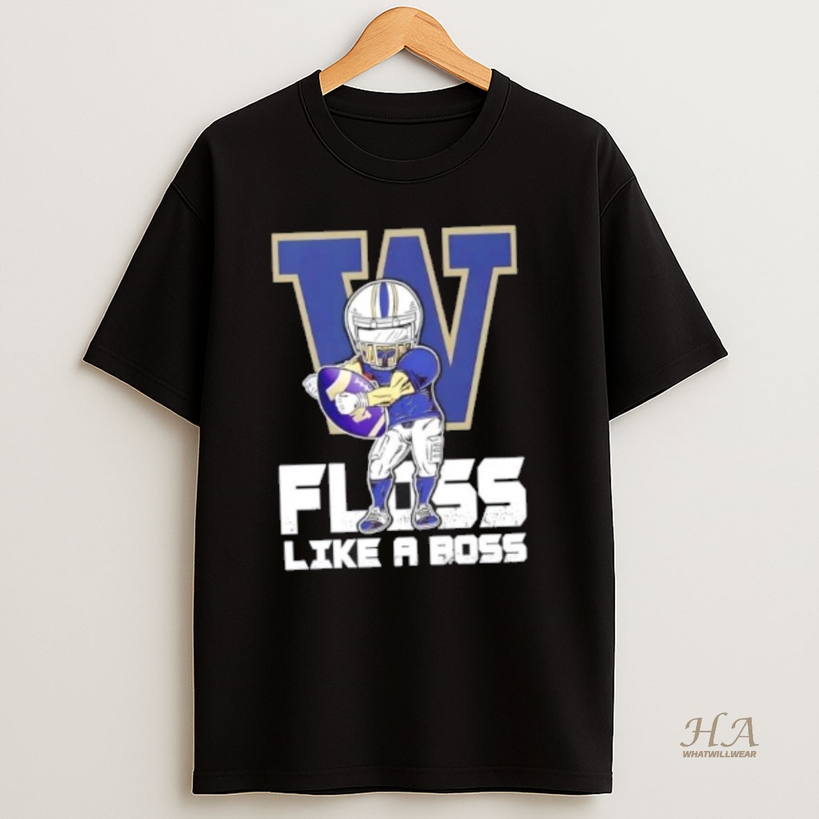 Official Washington Huskies Football Floss Like A Boss Shirt