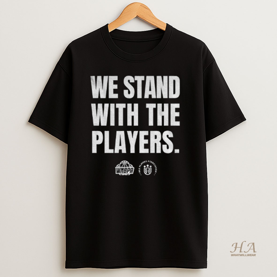 Official We Stand With The Players Wnba Mls Players Association Est 2003 Shirt