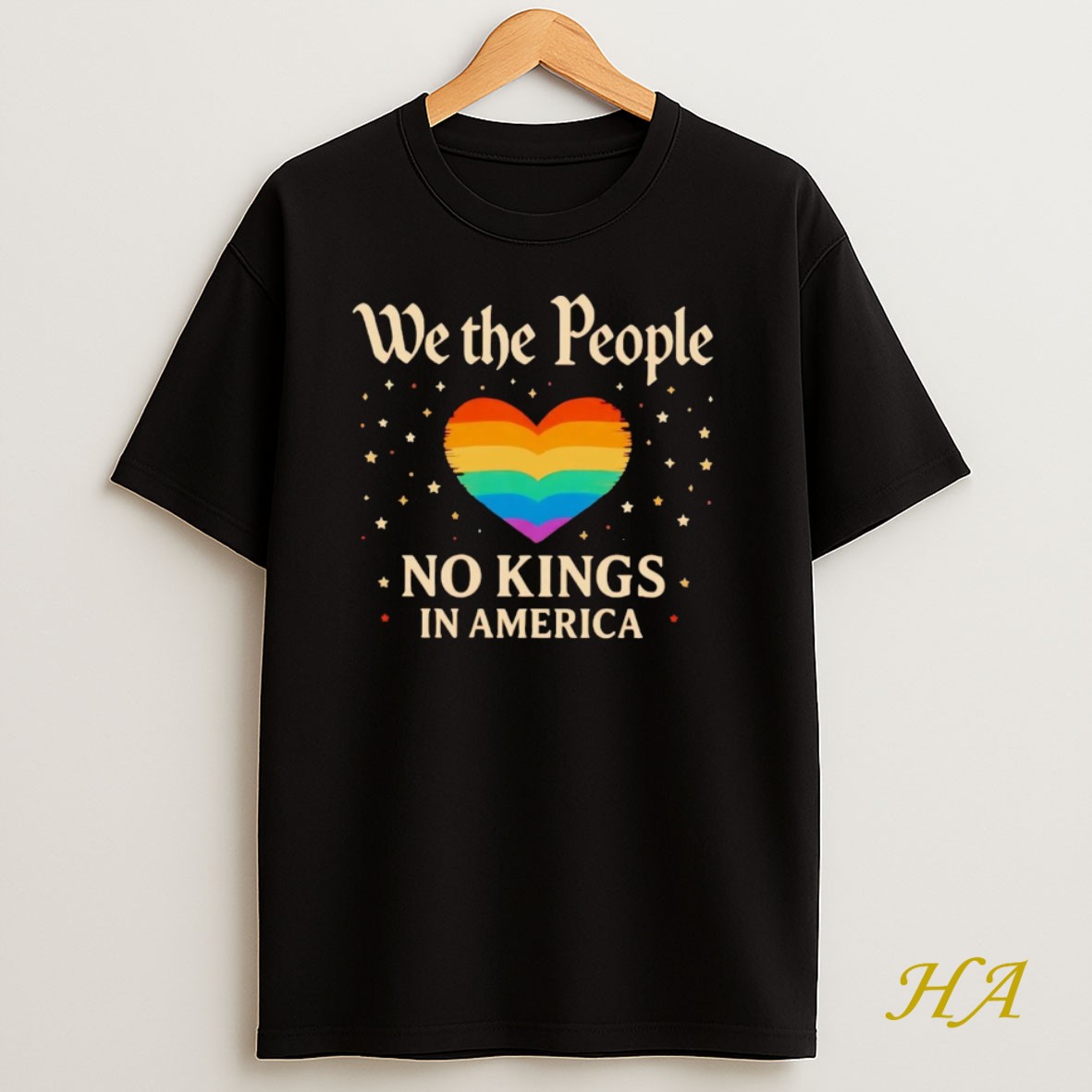 Official We The People No Kings In America Lgbt T Shirt
