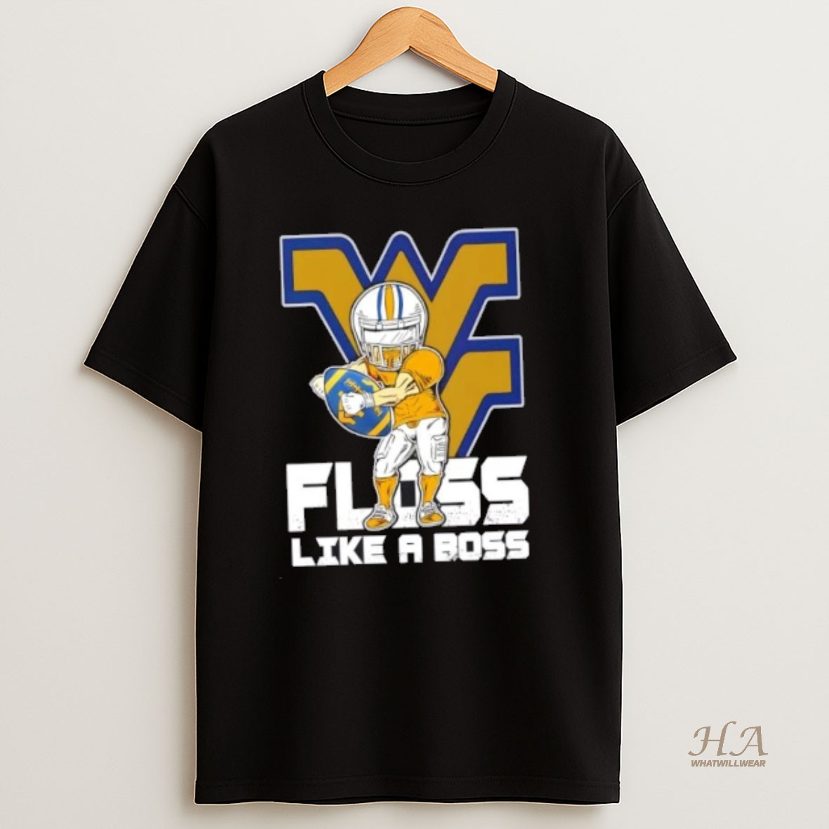 Official West Virginia Mountaineers Football Floss Like A Boss Shirt