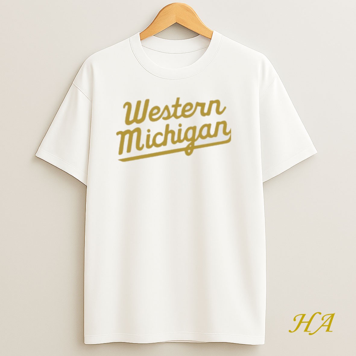 Official Western Michigan Throwback Script T Shirt