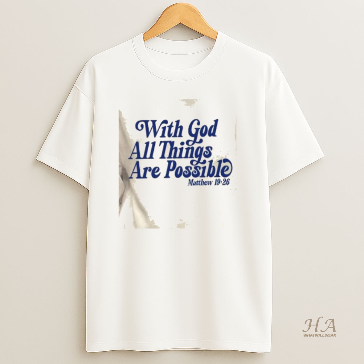 Official With God All Things Are Possible Matthew T Shirt