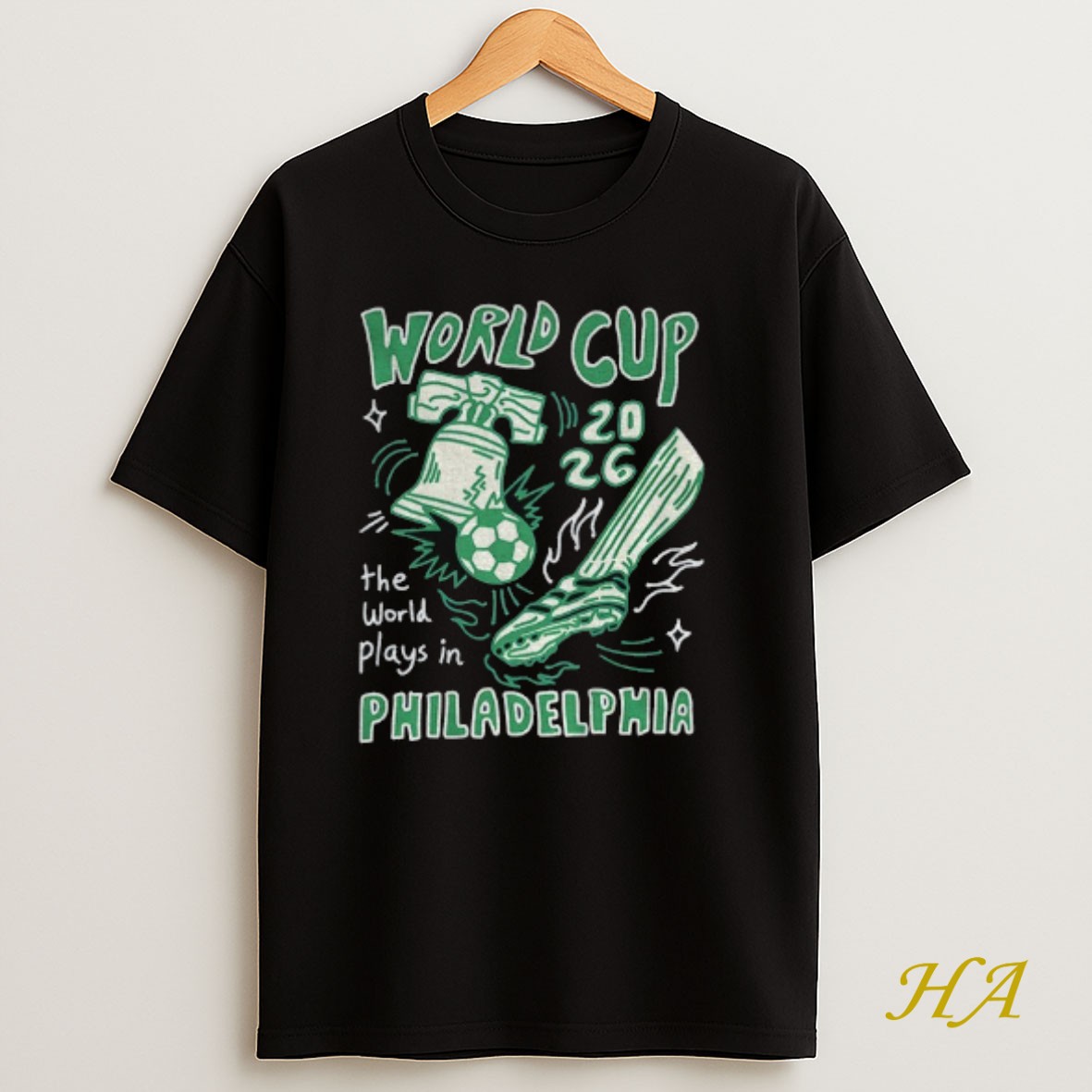 Official World Cup 2026 The World Plays In Philadelphia Eagles T Shirt