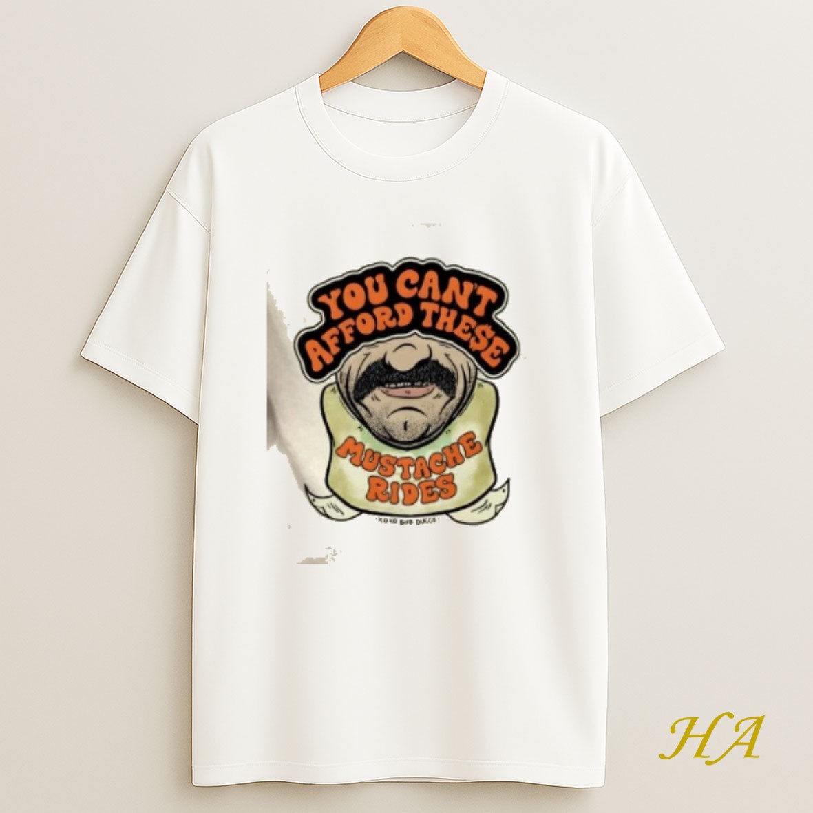 Official You Cant Afford These Ducca Mustache Rides Ringer T Shirt